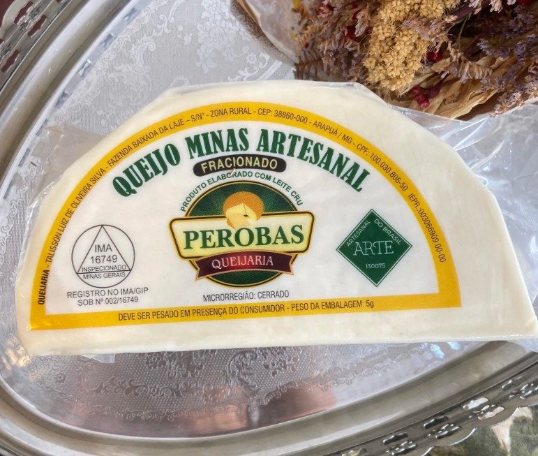 Queijo Minas Artesanal Cerrado - Perobas