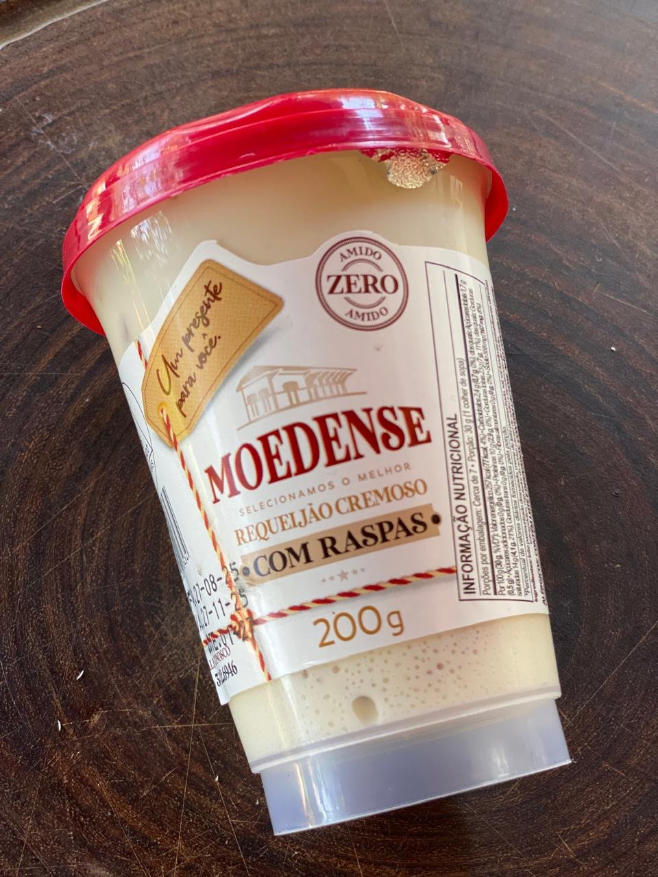 Requeijão Cremoso com Raspa de Tacho - Moedense
